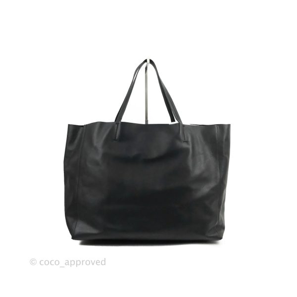 Celine Large Horizontal Cabas Tote Bag Black Calfskin Online Hot Sale