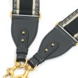 Christian Dior Navy  Christian Dior Paris  Embroidery Shoulder Strap For Sale