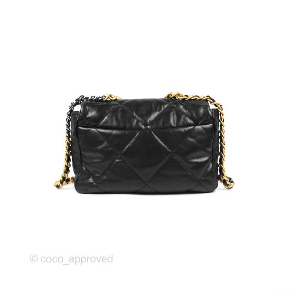 Chanel 19 Medium Black Goatskin Mixed Hardware Online