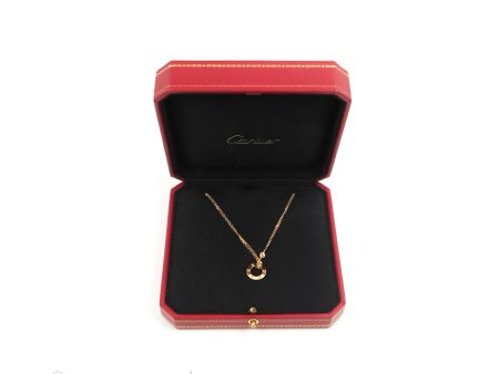 Cartier Love Necklace Rose Gold 2 Diamonds For Cheap