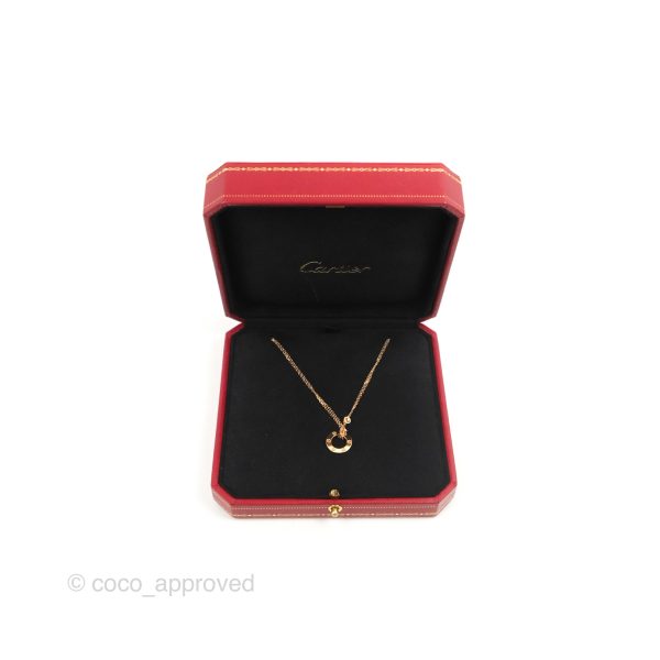 Cartier Love Necklace Rose Gold 2 Diamonds For Cheap