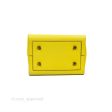 Celine Small Tie Knot Bag Yellow Grained Leather Hot on Sale