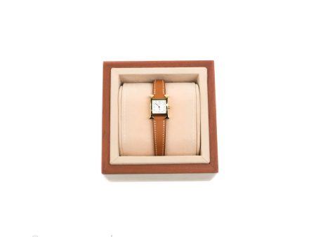 Hermès Heure H TPM Watch Gold Epsom Gold Hardware Online now