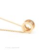 Bvlgari Zero1 Necklace Black Ceramic 18K Rose Gold on Sale