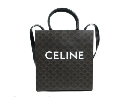 Celine Medium Cabas Vertical Tote Triomphe For Discount