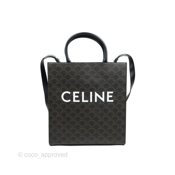 Celine Medium Cabas Vertical Tote Triomphe For Discount