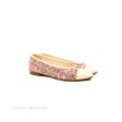 Chanel Ballerina Flats Pink Ivory Tweed Size 38 Fashion