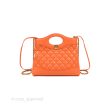 Chanel 31 Mini Salmon Orange Aged Calfskin Gold Hardware For Cheap