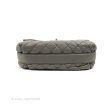 Chanel Medium Quilted Soft Accordion Flap Bag Grey Lambskin Online Hot Sale