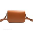 Celine Medium Triomphe Bag Tan Shiny Calfskin Online Hot Sale