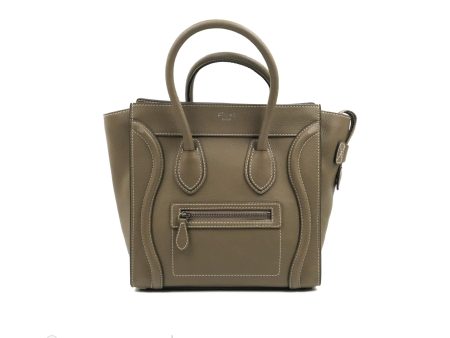 Celine Micro Luggage Handbag Souris Grained Calfskin Online Hot Sale