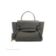 Celine Mini Belt Bag Grey Grained Calfskin Gold Hardware Discount