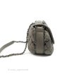 Chanel Medium Quilted Soft Accordion Flap Bag Grey Lambskin Online Hot Sale