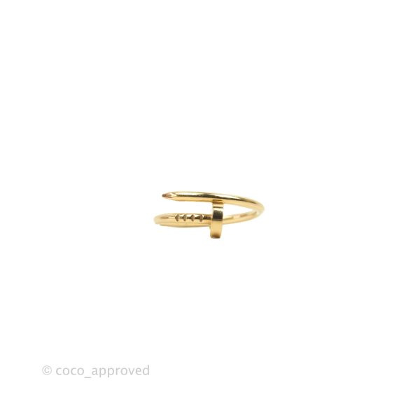 Cartier Juste Un Clou Ring Yellow Gold Size 50 Online Hot Sale