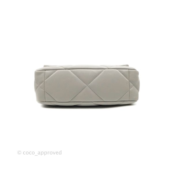 Chanel 19 Small Grey Mixed Hardware 21A Fashion