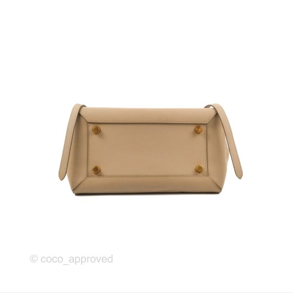 Celine Mini Belt Bag Light Taupe Grained Calfskin Gold Hardware Online