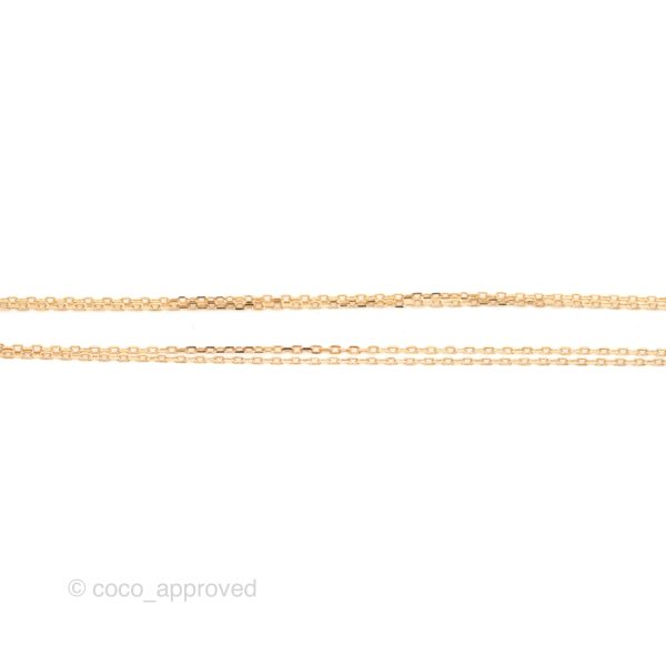 Cartier Love Necklace Rose Gold 2 Diamonds For Cheap