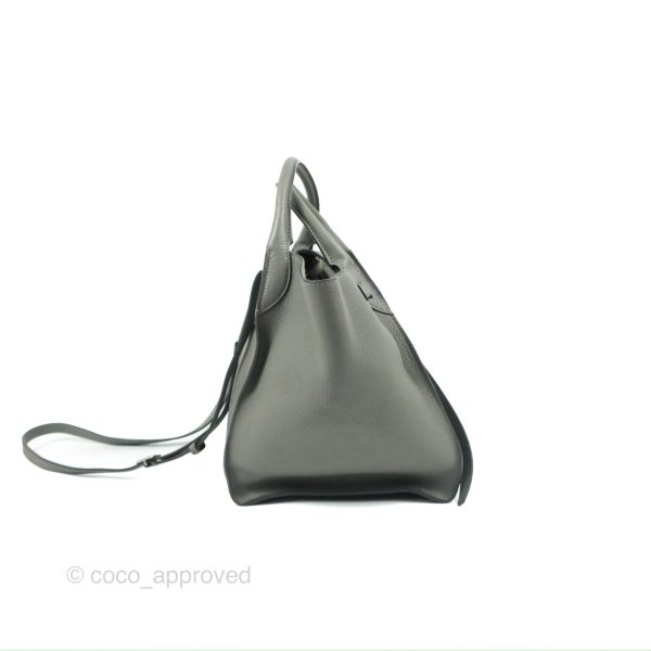 Celine Small Big Bag Grey Supple Grained Leather Silver Hardware Supply