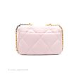 Chanel 19 Small Pink Lambskin Mixed Hardware Hot on Sale