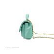 Chanel Quilted Small Day Trip Tiffany Blue Green Lambskin Aged Gold Hardware Supply