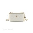 Chanel Ball Crush Vanity with Chain White Lambskin Gold Hardware Supply