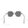 Chanel 4262 Butterfly Black Metal Sunglasses with Pearl Strap Online Sale