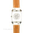 Hermès Cape Cod Watch Blanc Chantilly PM Palladium Hardware Cheap