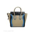 Celine Micro Luggage Bag Taupe Blue Black Calfskin Sale