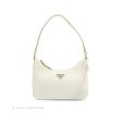 Prada Saffiano Leather Mini Bag White Gold Hardware Supply