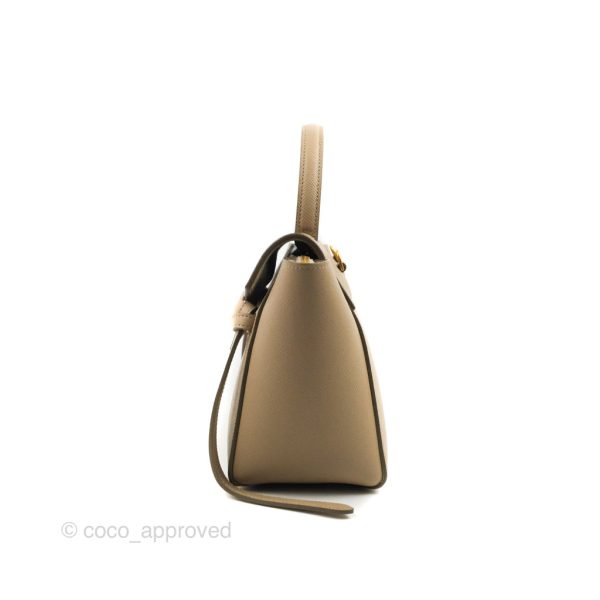 Celine Grained Calfskin Nano Belt Bag Light Taupe Gold Hardware Online now