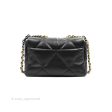 Chanel 19 Small Black Lambskin Mixed Hardware Discount