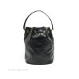 Prada Duet Bucket Bag Black Leather Sale