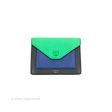 Celine Pocket Card Holder Green Navy Black For Cheap