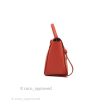 Celine Grained Calfskin Nano Belt Bag Red Gold Hardware Fashion