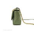 Chanel 19 Small Olive Green Mixed Hardware on Sale