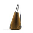 Celine Large Cabas Phantom Brown Suede Black Calfskin Fashion