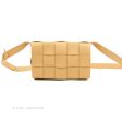 Bottega Veneta Cassette Shoulder Bag Intrecciato Beige Lambskin Online Sale