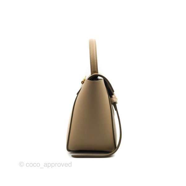 Celine Grained Calfskin Nano Belt Bag Light Taupe Gold Hardware Online now