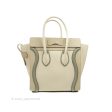 Celine Micro Luggage Handbag Light Beige Smooth Calfskin Gold Hardware Supply