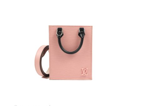 Louis Vuitton Petit Sac Plat Bag Pink Epi Online now