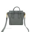 Celine Nano Luggage Grey Drummed Calfskin Online Sale