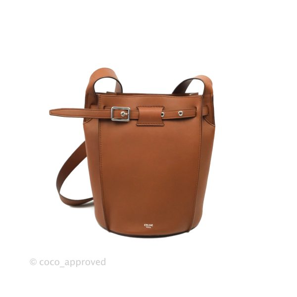 Celine Long Strap Big Bag Brown Bucket Calfskin on Sale