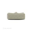 Chanel Mini Rectangular Pearl Crush Quilted Grey Lambskin Aged Gold Hardware 22C Discount