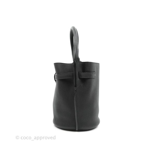 Celine Big Bag Nano Bucket Black Grained Calfskin Fashion