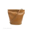 Celine Clasp Bucket Bag Brown For Discount