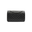 Chanel 2.55 Reissue Lucky Charms 225 Flap Black Crumpled Calfskin Ruthenium Hardware For Sale