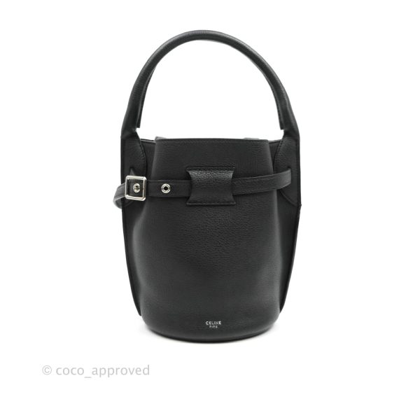 Celine Big Bag Nano Bucket Black Grained Calfskin Fashion