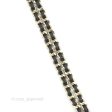 Chanel Black Leather Chain Braided Pearl Crystal CC Drop Choker Gold Tone 21B Online now