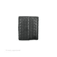 Bottega Veneta Bifold In Black Intrecciato Leather Wallet Hot on Sale