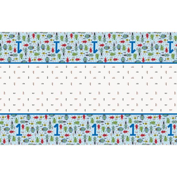 Bug 1st Birthday Rectangular Plastic Table Cover, 54 x84  For Discount